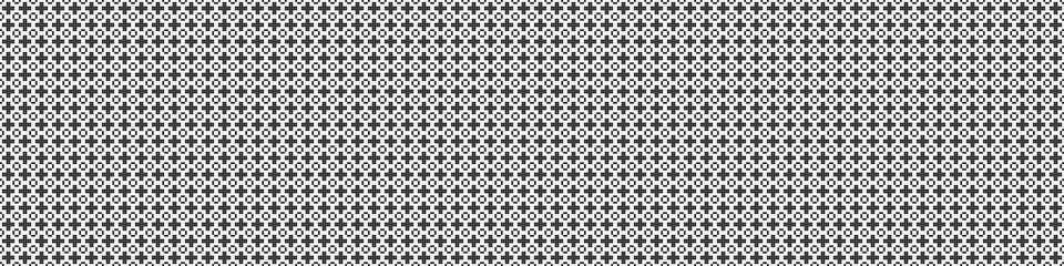 Abstract Cross Pattern Dots Logo generative computational art illustration