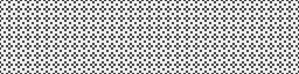 Fototapeta premium Abstract Cross Pattern Dots Logo generative computational art illustration