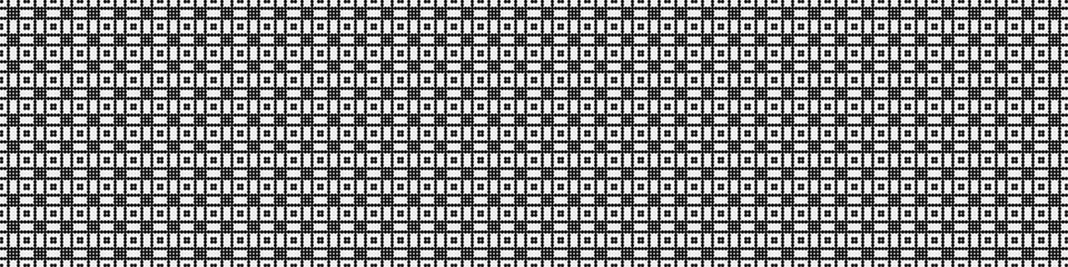 Fototapeta premium Abstract Cross Pattern Dots Logo generative computational art illustration