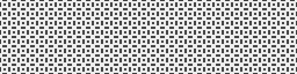 Fototapeta premium Abstract Cross Pattern Dots Logo generative computational art illustration