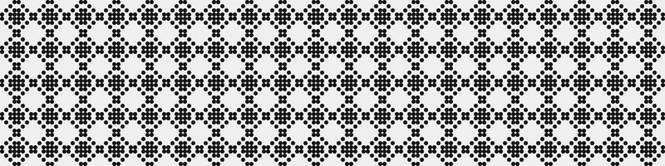 Abstract Cross Pattern Dots Logo generative computational art illustration
