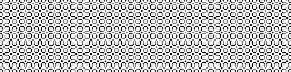 Fototapeta premium Abstract Cross Pattern Dots Logo generative computational art illustration