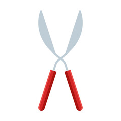 Gardening pliers design, garden planting and nature theme Vector illustration