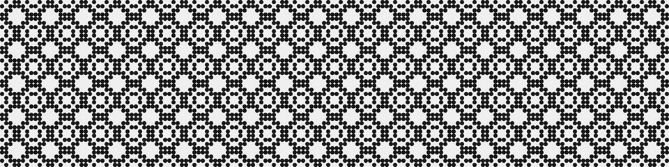 Abstract Cross Pattern Dots Logo generative computational art illustration