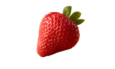 strawberries on a white background