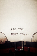 All you need is phrase