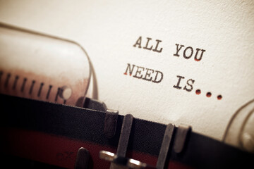 All you need is phrase