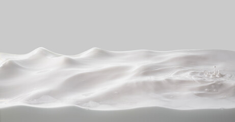 Milk surface waves