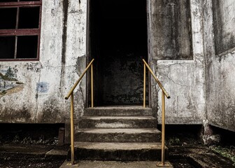 edificio abandonado de terror