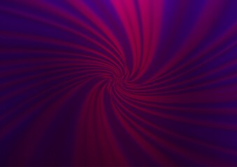 Obraz premium Dark Purple vector blurred bright template.