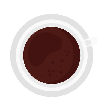 coffee mug isolated design of drink caffeine breakfast and beverage theme Vector illustration