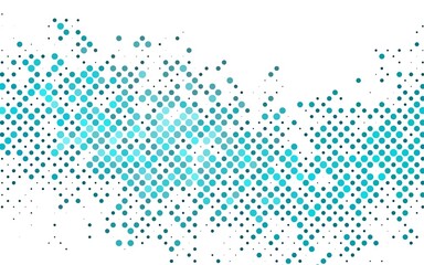 Light BLUE vector cover with spots.