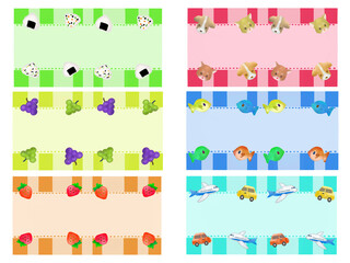 かわいいネームプレート　子供セット