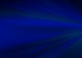 Dark BLUE vector blurred shine abstract template.