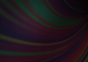 Dark Black vector blurred bright background.