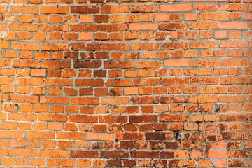 old grunge brick wall background texture can be used for interior design or wallpaper