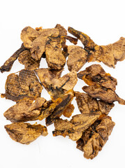 dried rabbit parts as dog food or treat