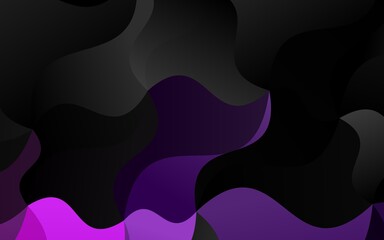 Light Purple vector background with bubble shapes.