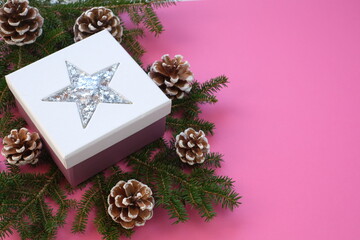 Christmas gifts and surprises. Christmas and New Year .Winter holidays time.buying new year gifts....