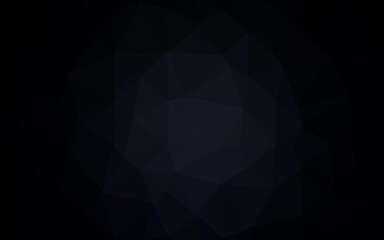 Obraz premium Dark BLUE vector low poly layout.