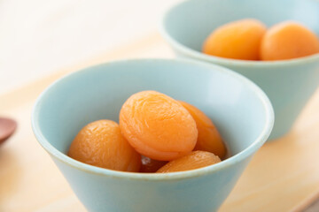 あんずのシロップ漬け