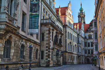 Dresden Sächsische Schweiz Frauenkirche Elbe  Deutschland Zwinger