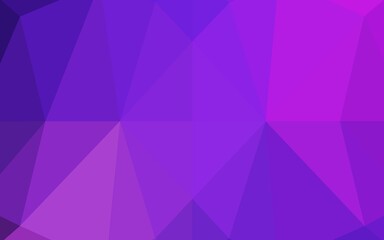 Light Pink, Blue vector polygonal background.