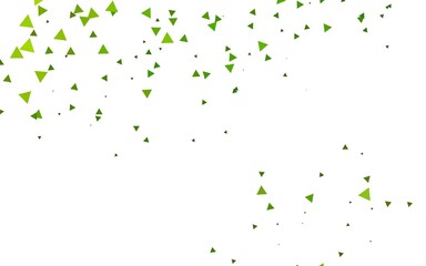 Light Green vector pattern in polygonal style.