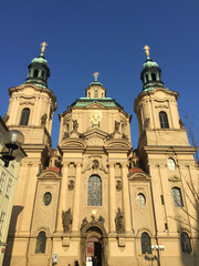 saint Nicholas church in Prague city, Czech Republic