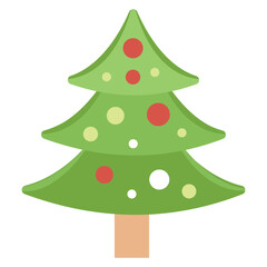 
spruce tree, christmas tree with lights and star
