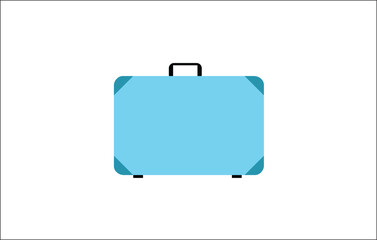 travel suitcase isolated on white background vector design illustration