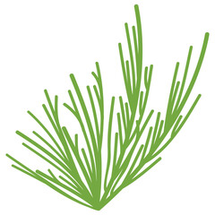 
A flat icon vector of cnidaria coral reef
