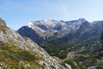 Bergpanorama in den Berchtesgadener Alpen