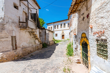 Fototapeta na wymiar Street view in Avanos Town of Turkey.