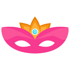 
Feather decorated eye mask 
