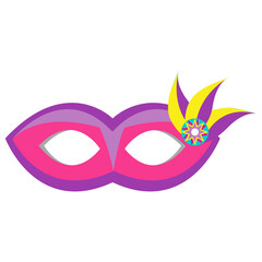 
Feather decorated eye mask 
