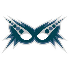 
Feather decorated eye mask 
