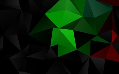 Dark Multicolor, Rainbow vector low poly texture.