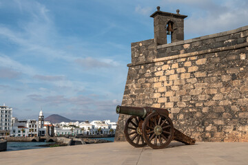 Obraz premium Castillo de San Gabriel in Arrecife, Lanzarote, Canary Islands