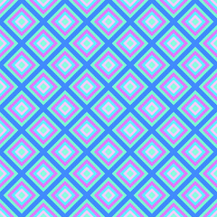 Blue geometric background. Vector squares illustration. Seamless vector.