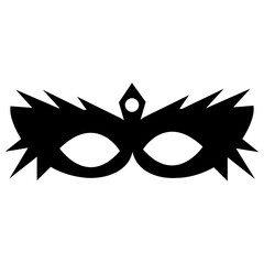 
Feather decorated eye mask 
