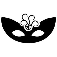 
Feather decorated eye mask 
