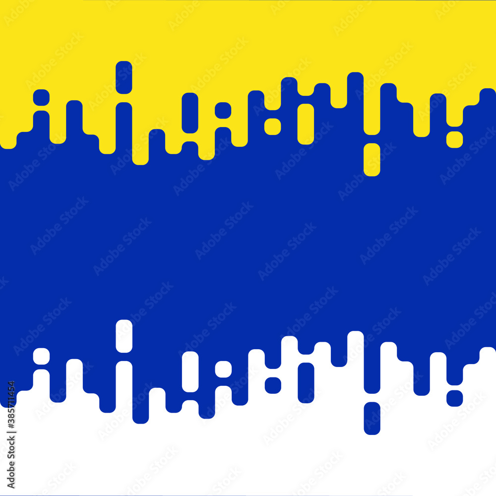 Poster abstract yellow rounded lines halftone transition. eps10 vector illustration.