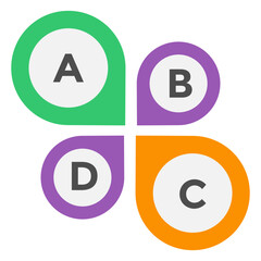 
Milestones in a line graph symbolizing control chart 
