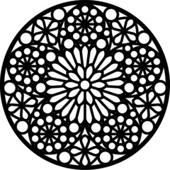 Rose Window, Fig. 19, round 1, square 1
