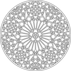Rose Window, Fig. 19, round 2, half 1, framework
