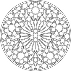Rose Window, Fig. 19, round 2, round 1, framework