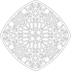 Rose Window, Fig. 19, square 1, round 1, framework