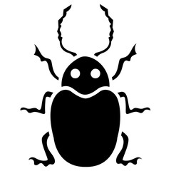 
A insect having legs with depicting  beetle 
