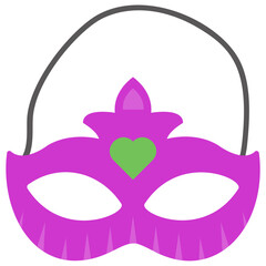 
Icon of a party mask depicting masquerade masks
